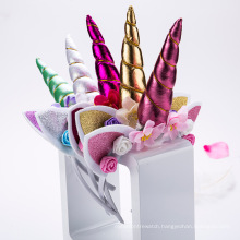 New Design Kids Hair Accessories,Party unicorn flower hair band